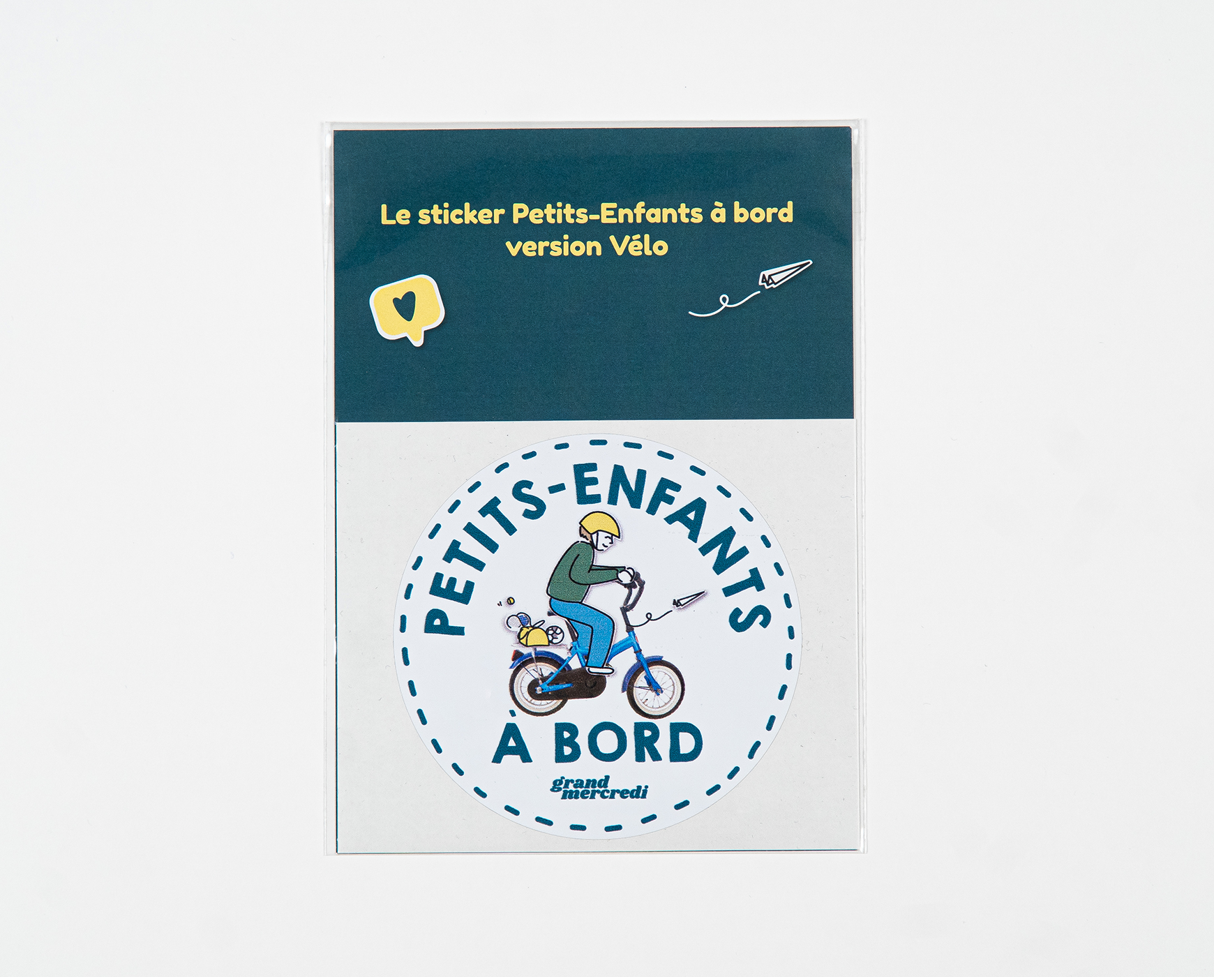 Sticker Vélo 'Petits-Enfants à Bord